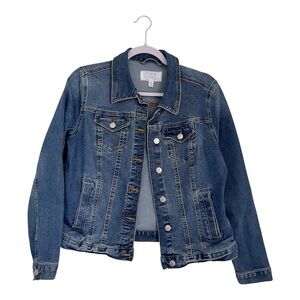 Time and Tru Light Blue Denim Jacket